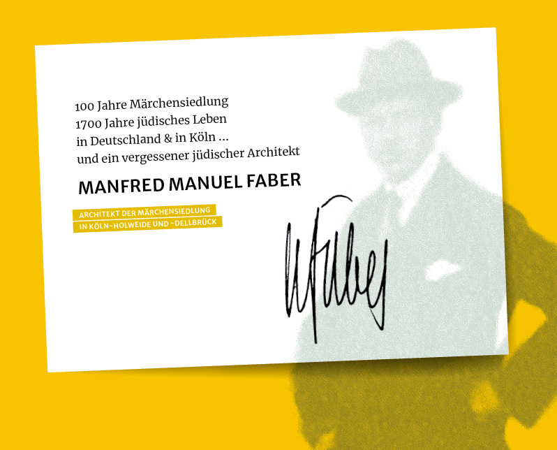 Broschüre zum Gedenken an den Architekten der Märchensiedlung Manfred Faber
