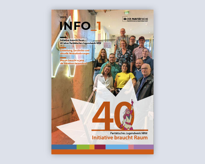 Titelseite der Mitgliederzeitschrift INFO