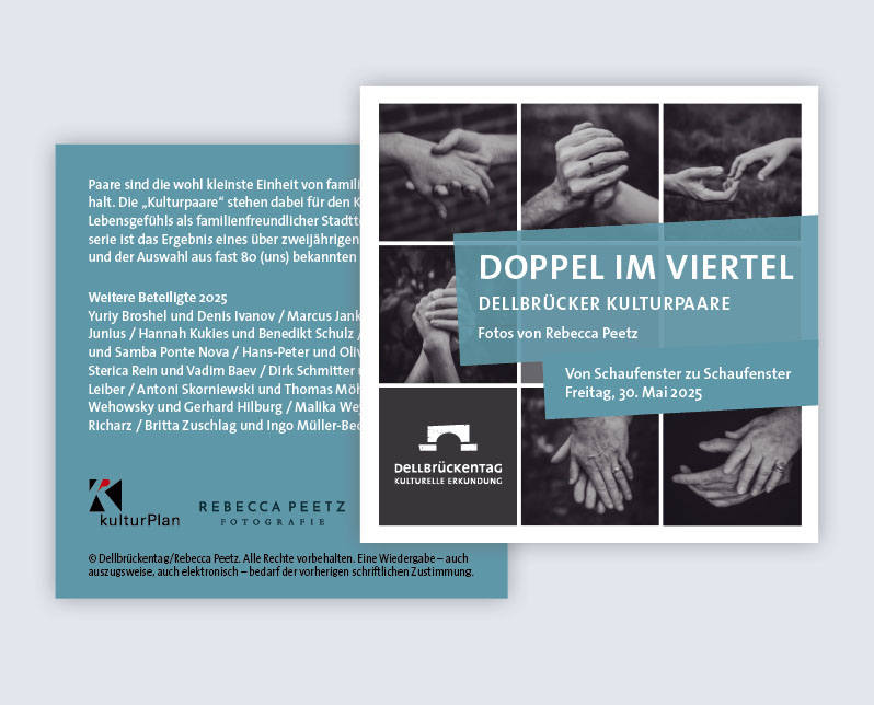 Titel- und Rückseite des Foto-Folders